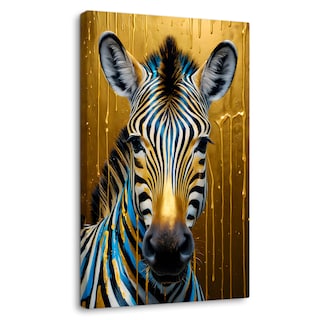 Foto 1 | Foto 1 | Cuadro Decorativo Canvas Cebra Color Mistico 60x90