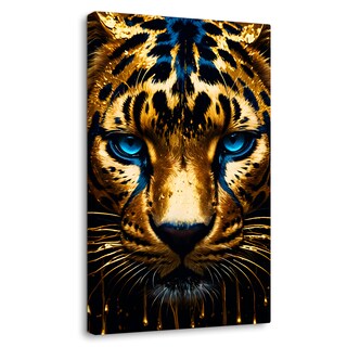 Foto 1 | Foto 1 | Cuadro Decorativo Canvas Leopardo Ojo Azul 60x90