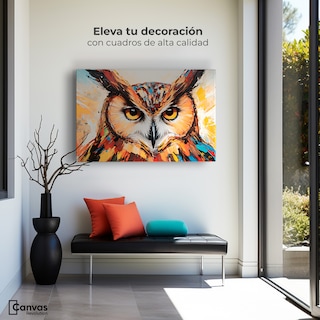 Foto 3 | Foto 3 | Cuadro Decorativo Canvas Mirada Vigilante 90x60