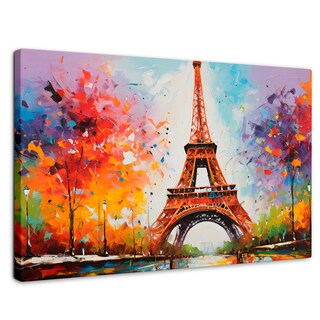 Foto 1 | Foto 1 | Cuadro Decorativo Canvas Magia Torre Eiffel 90x60