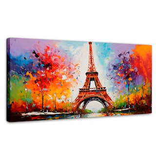 Foto 1 | Foto 1 | Cuadro Decorativo Canvas Magia Torre Eiffel 120x60