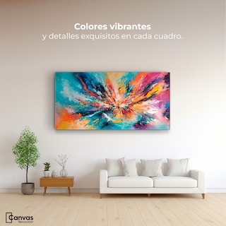 Foto 2 | Foto 2 | Cuadro Decorativo Canvas Fiesta Colores 120x60