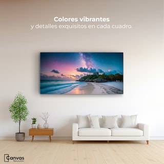 Foto 2 | Foto 2 | Cuadro Decorativo Canvas Orilla Playa Tulum 160x80