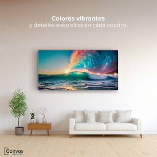 Foto 2 | Foto 2 | Cuadro Decorativo Canvas Esplendor Oceánico 160x80