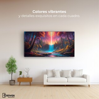 Foto 2 | Foto 2 | Cuadro Decorativo Canvas Cascada Mística 160x80