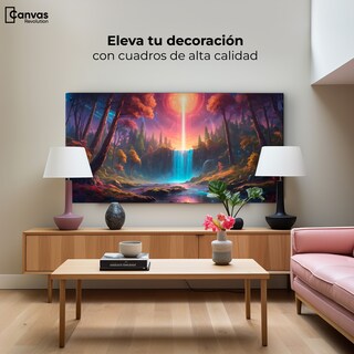 Foto 3 | Foto 3 | Cuadro Decorativo Canvas Cascada Mística 160x80