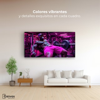 Foto 2 | Foto 2 | Cuadro Decorativo Canvas Musculatura Salvaje 120x60