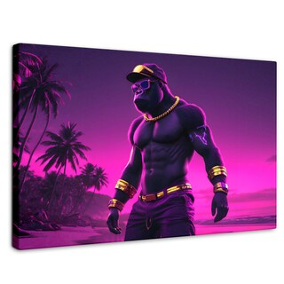 Foto 1 | Foto 1 | Cuadro Decorativo Canvas Sombra Tropical 90x60