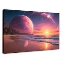 Cuadro Decorativo Canvas Cielo Lunar Mágico 90x60