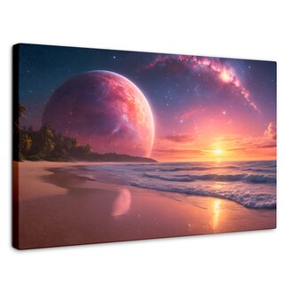 Foto 1 | Foto 1 | Cuadro Decorativo Canvas Cielo Lunar Mágico 90x60