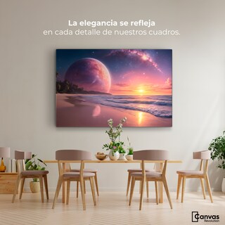 Foto 2 | Foto 2 | Cuadro Decorativo Canvas Cielo Lunar Mágico 90x60