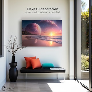 Foto 3 | Foto 3 | Cuadro Decorativo Canvas Cielo Lunar Mágico 90x60