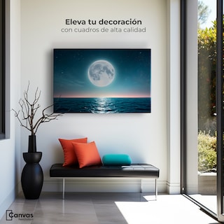 Foto 3 | Foto 3 | Cuadro Decorativo Canvas Reflejos Lunares 90x60