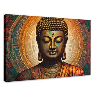Foto 1 | Foto 1 | Cuadro Decorativo Canvas Alma Zen Reflejos 90x60