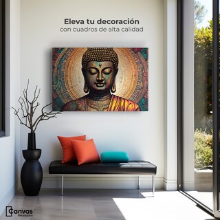 Foto 3 | Foto 3 | Cuadro Decorativo Canvas Alma Zen Reflejos 90x60