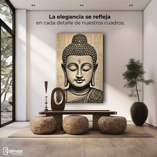 Foto 3 | Foto 3 | Cuadro Decorativo Canvas Buda Refugio Del Alma 60x90