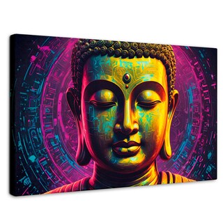 Foto 1 | Foto 1 | Cuadro Decorativo Canvas Buda Sobre Nirvana 90x60
