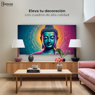Foto 3 | Foto 3 | Cuadro Decorativo Canvas Buda Sobre Universo 160x80