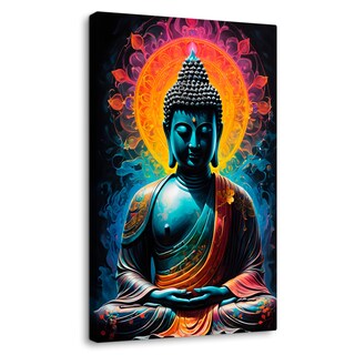 Foto 1 | Foto 1 | Cuadro Decorativo Canvas Meditar Budista 60x90