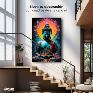 Foto 2 | Foto 2 | Cuadro Decorativo Canvas Meditar Budista 60x90