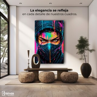 Foto 3 | Foto 3 | Cuadro Decorativo Canvas Fusión Abstracta 60x90