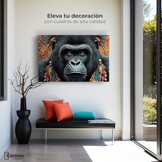 Foto 3 | Foto 3 | Cuadro Decorativo Canvas Misticismo Salvaje 90x60