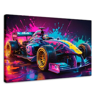 Foto 1 | Foto 1 | Cuadro Decorativo Canvas Furia Multicolor 90x60