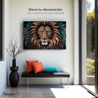 Foto 3 | Foto 3 | Cuadro Decorativo Canvas Espíritu Salvaje 90x60