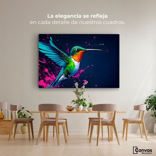 Foto 2 | Foto 2 | Cuadro Decorativo Canvas Pinceladas Néctar 90x60