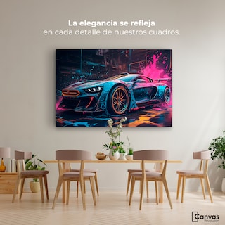 Foto 2 | Foto 2 | Cuadro Decorativo Canvas Velocidad Vibrante 90x60