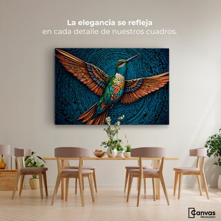 Foto 2 | Foto 2 | Cuadro Decorativo Canvas Plumas Radiantes 90x60