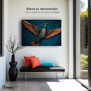 Foto 3 | Foto 3 | Cuadro Decorativo Canvas Plumas Radiantes 90x60