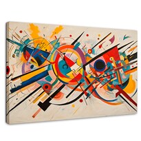 Cuadro Decorativo Canvas Abstracción Moderna 90x60