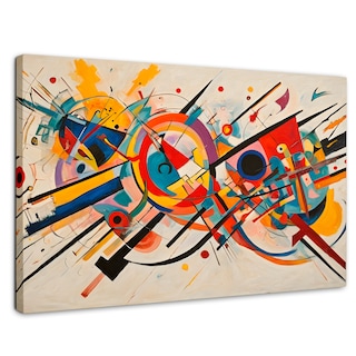 Foto 1 | Foto 1 | Cuadro Decorativo Canvas Abstracción Moderna 90x60