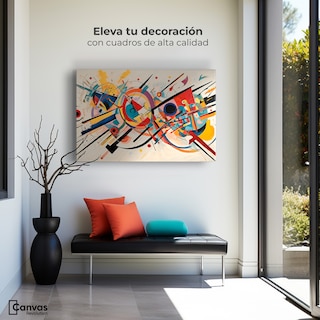Foto 3 | Foto 3 | Cuadro Decorativo Canvas Abstracción Moderna 90x60