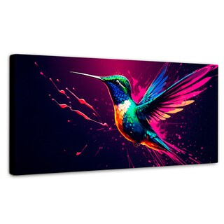 Foto 1 | Foto 1 | Cuadro Decorativo Canvas Plumas Radiantes 120x60