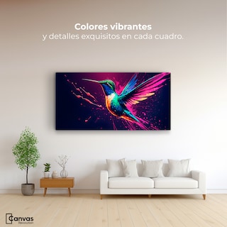 Foto 2 | Foto 2 | Cuadro Decorativo Canvas Plumas Radiantes 120x60