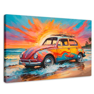 Foto 1 | Foto 1 | Cuadro Decorativo Canvas Rodando Verano 90x60