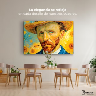 Foto 2 | Foto 2 | Cuadro Decorativo Canvas Nocturno De Girasol 90x60