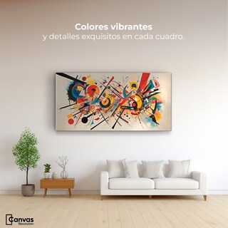 Foto 2 | Foto 2 | Cuadro Decorativo Canvas Abstracción Clásica 140x70