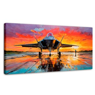 Foto 1 | Foto 1 | Cuadro Decorativo Canvas Cromatismo Aéreo 140x70