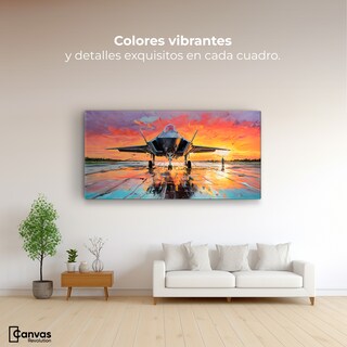 Foto 2 | Foto 2 | Cuadro Decorativo Canvas Cromatismo Aéreo 140x70