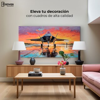 Foto 3 | Foto 3 | Cuadro Decorativo Canvas Cromatismo Aéreo 140x70