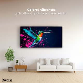 Foto 2 | Foto 2 | Cuadro Decorativo Canvas Pinceladas Néctar 120x60