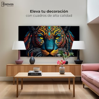 Foto 3 | Foto 3 | Cuadro Decorativo Canvas Majestuosidad Felina 120x60