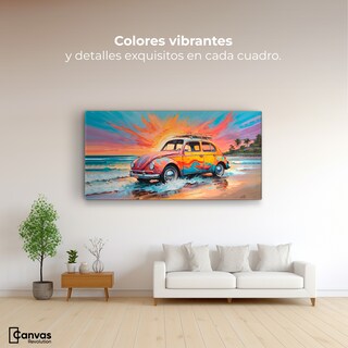 Foto 2 | Foto 2 | Cuadro Decorativo Canvas Rodando Verano 140x70