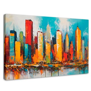 Foto 1 | Foto 1 | Cuadro Decorativo Canvas New York Colors 90x60