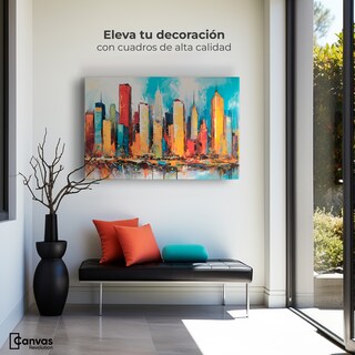 Foto 3 | Foto 3 | Cuadro Decorativo Canvas New York Colors 90x60