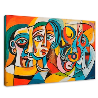 Foto 1 | Foto 1 | Cuadro Decorativo Canvas Rostros Modernos 90x60