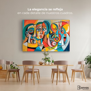 Foto 2 | Foto 2 | Cuadro Decorativo Canvas Rostros Modernos 90x60